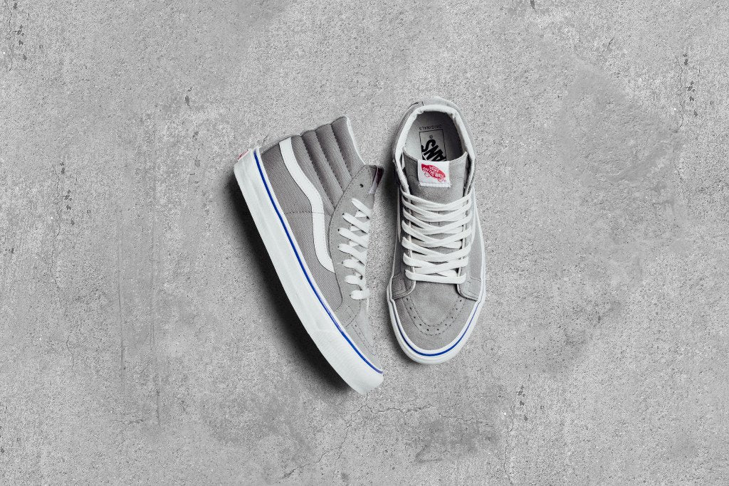 Vans Vault Suede/Canvas 'Cloudburst' OG Sk8-Hi LX Available Now