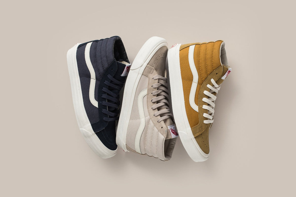Vans Vault Suede/Canvas OG Sk8-Hi LX Pack Available Now