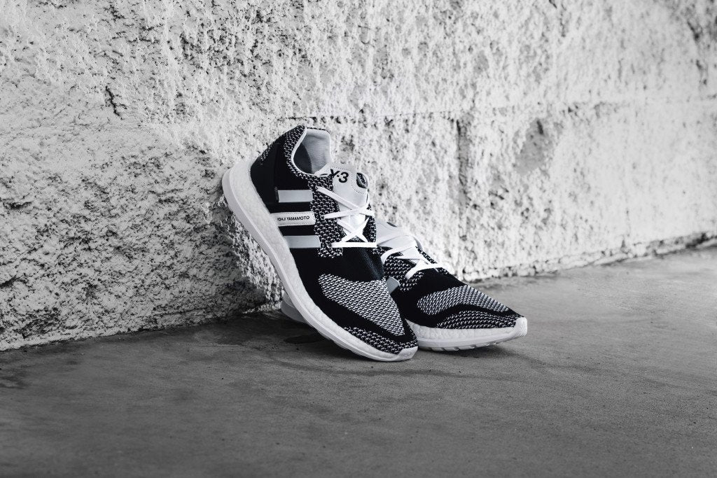 Y-3 Pure Boost ZG Knit in Black/White Available Now