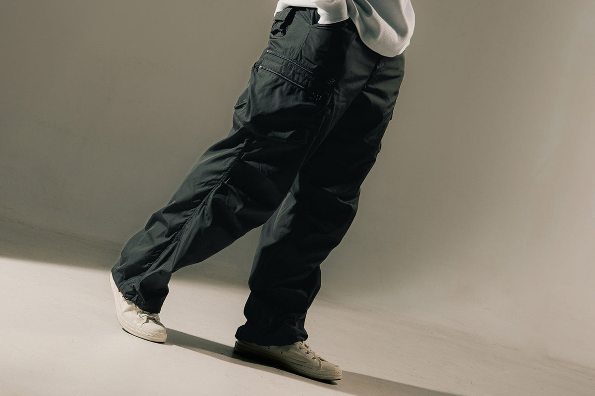 Available Now: FEATURE Simon Parachute Utility Pant