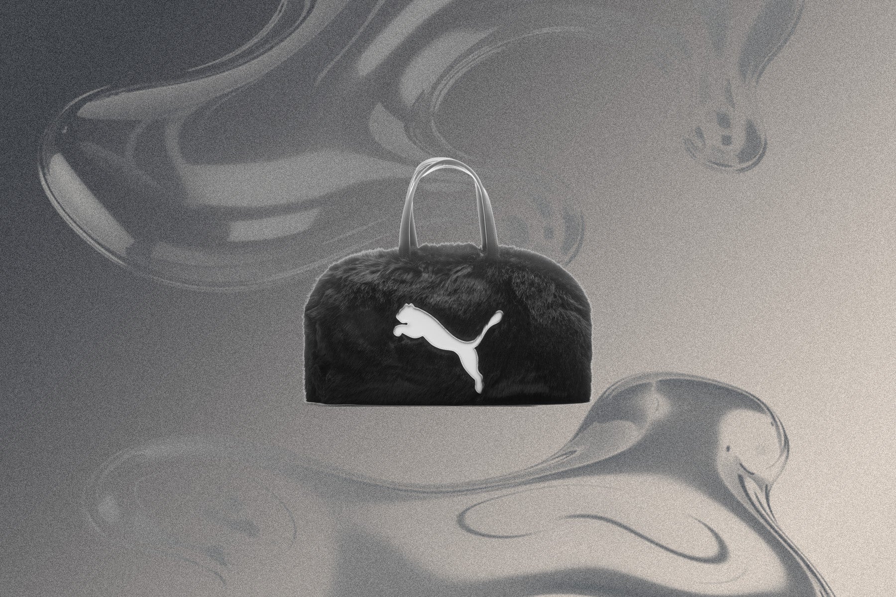 Puma x A$AP Rocky Fur Bag - Black/White – Feature