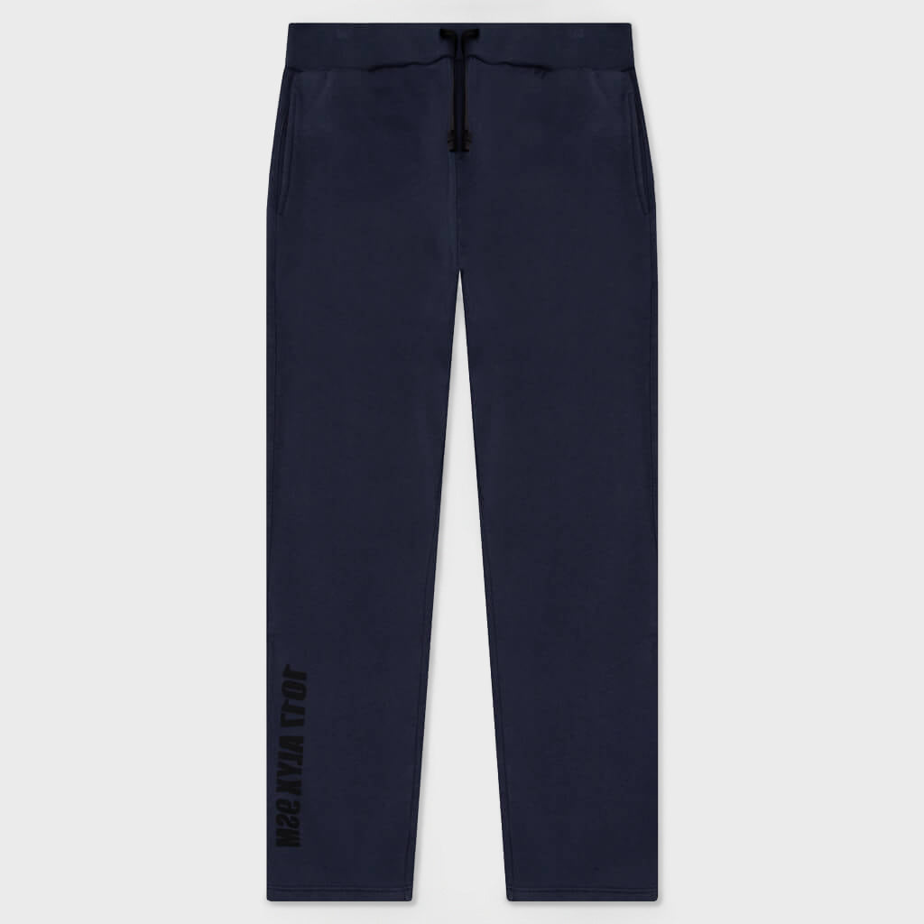 Mirrored Logo Pants - Navy