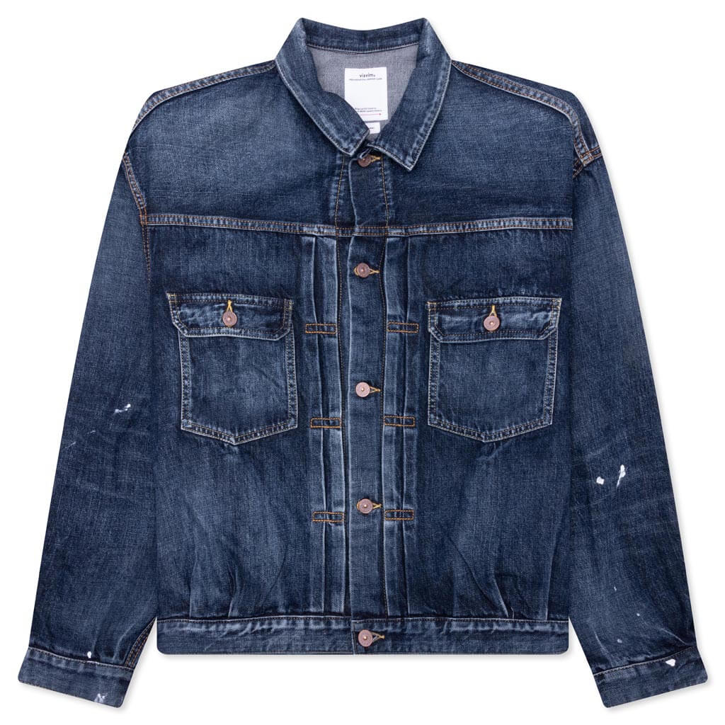 101XX S/S Damaged Jacket - Indigo – Feature