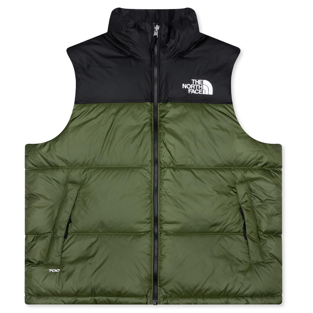 1996 Retro Nuptse Vest - Woodland Green – Feature