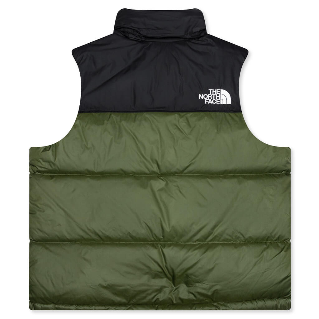 1996 Retro Nuptse Vest - Woodland Green – Feature