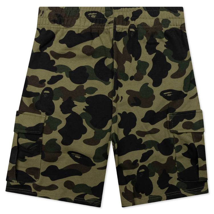 1st Camo 6 ポケット スウェット ショーツ - グリーン – Feature