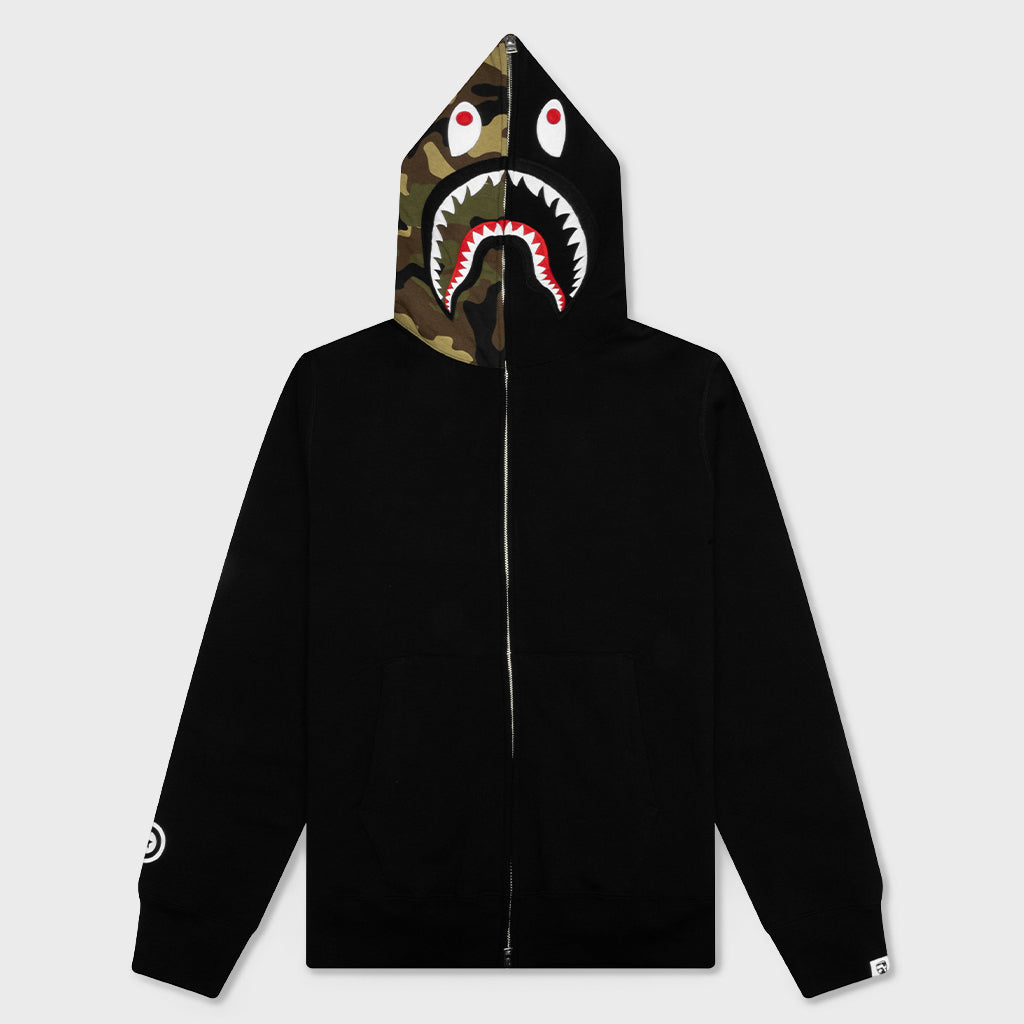 1st Shark Full Zip Hoodie - Black – Feature
