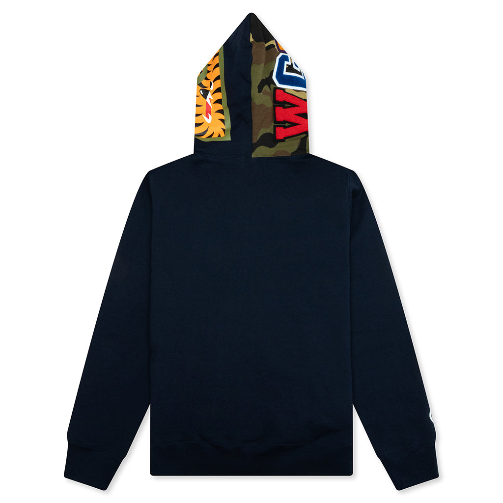 初期 1ST SHARK FULL ZIP HOODIEシャークパーカーNIGO 1st Shark Full Zip Hoodie - Navy – Feature