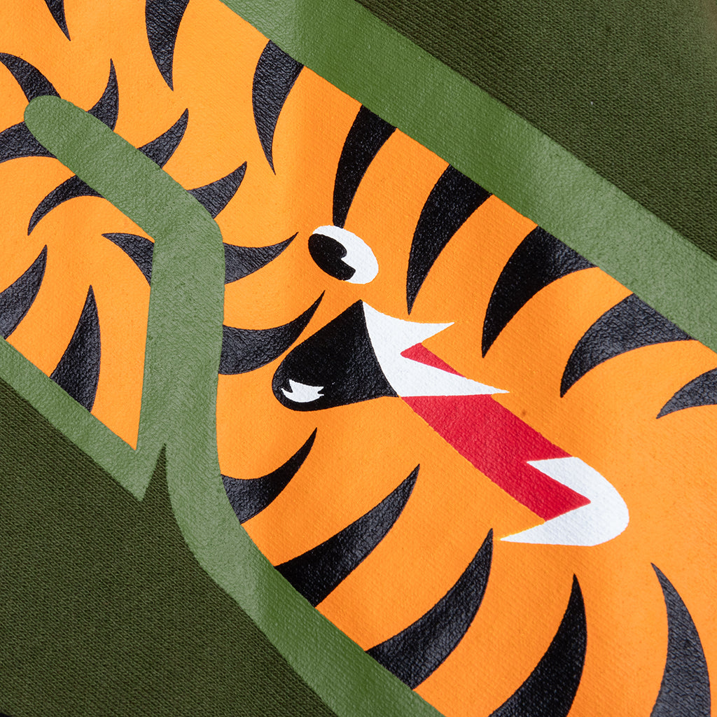 1st Shark Full Zip Hoodie - Olive Drab – Feature