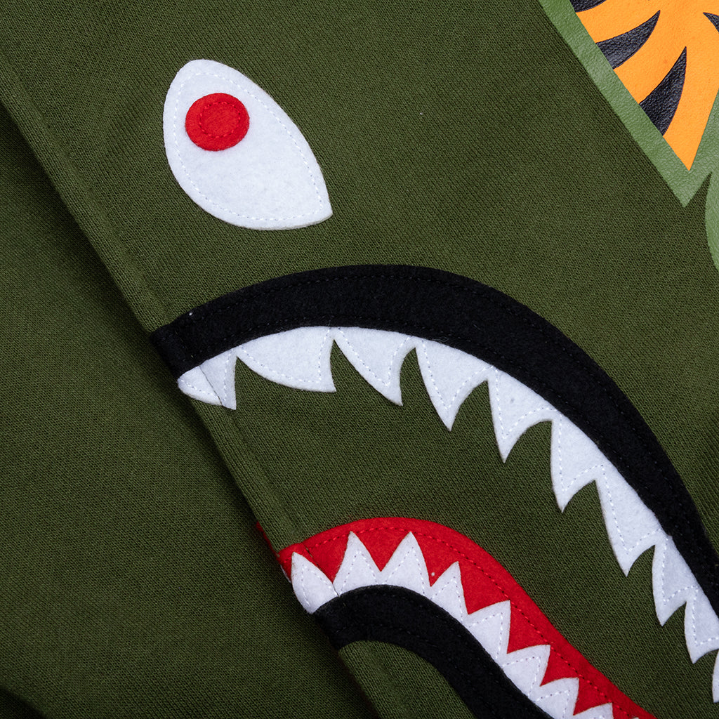 1st Shark Full Zip Hoodie - Olive Drab – Feature