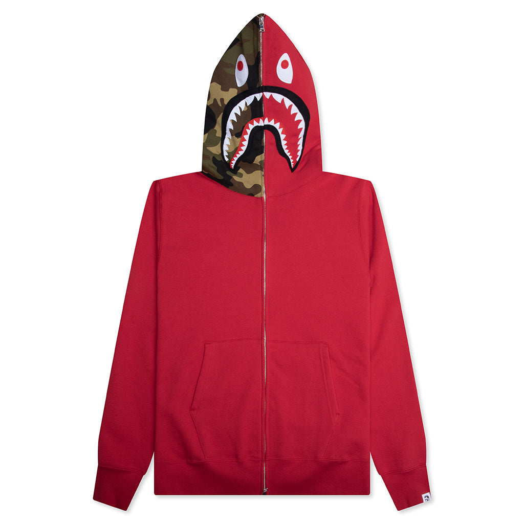 1st Shark Full Zip Hoodie - Red – Feature
