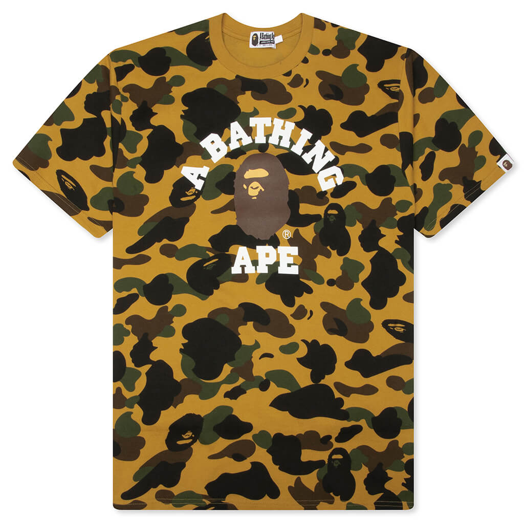 1st Camo College Tee - Yellow – Feature