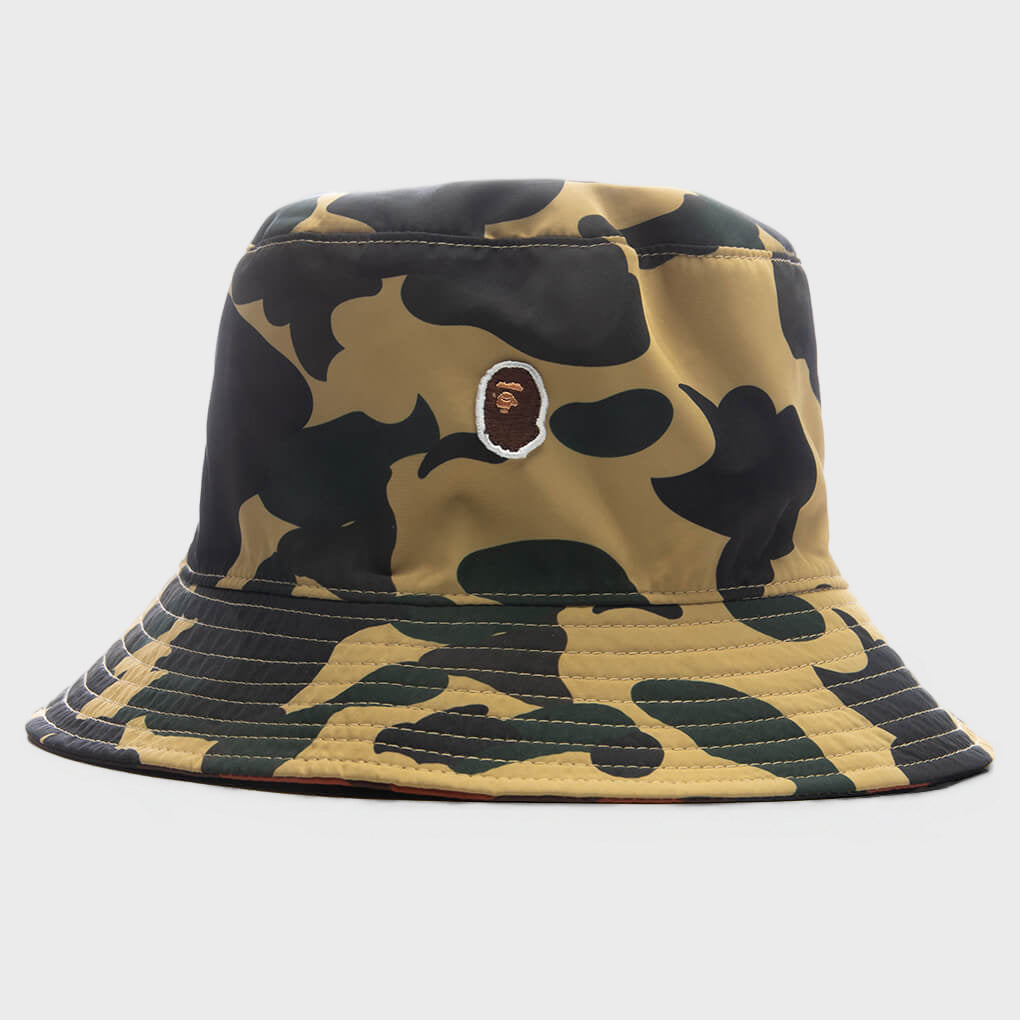 1st Camo One Point Reversible Hat - Yellow