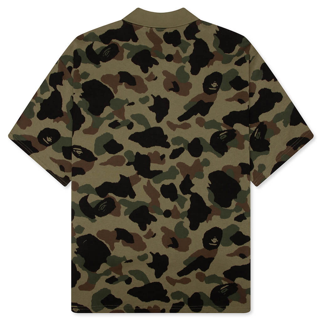 1st Camo Relaxed Fit Polo Shirt - Green – Feature