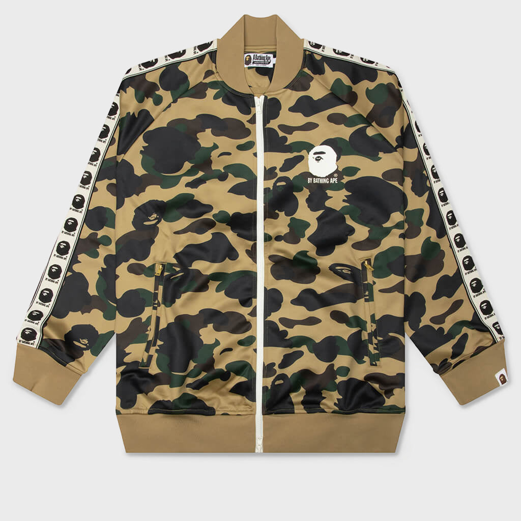 1st Camo Relaxed Fit Track Jacket - Yellow
