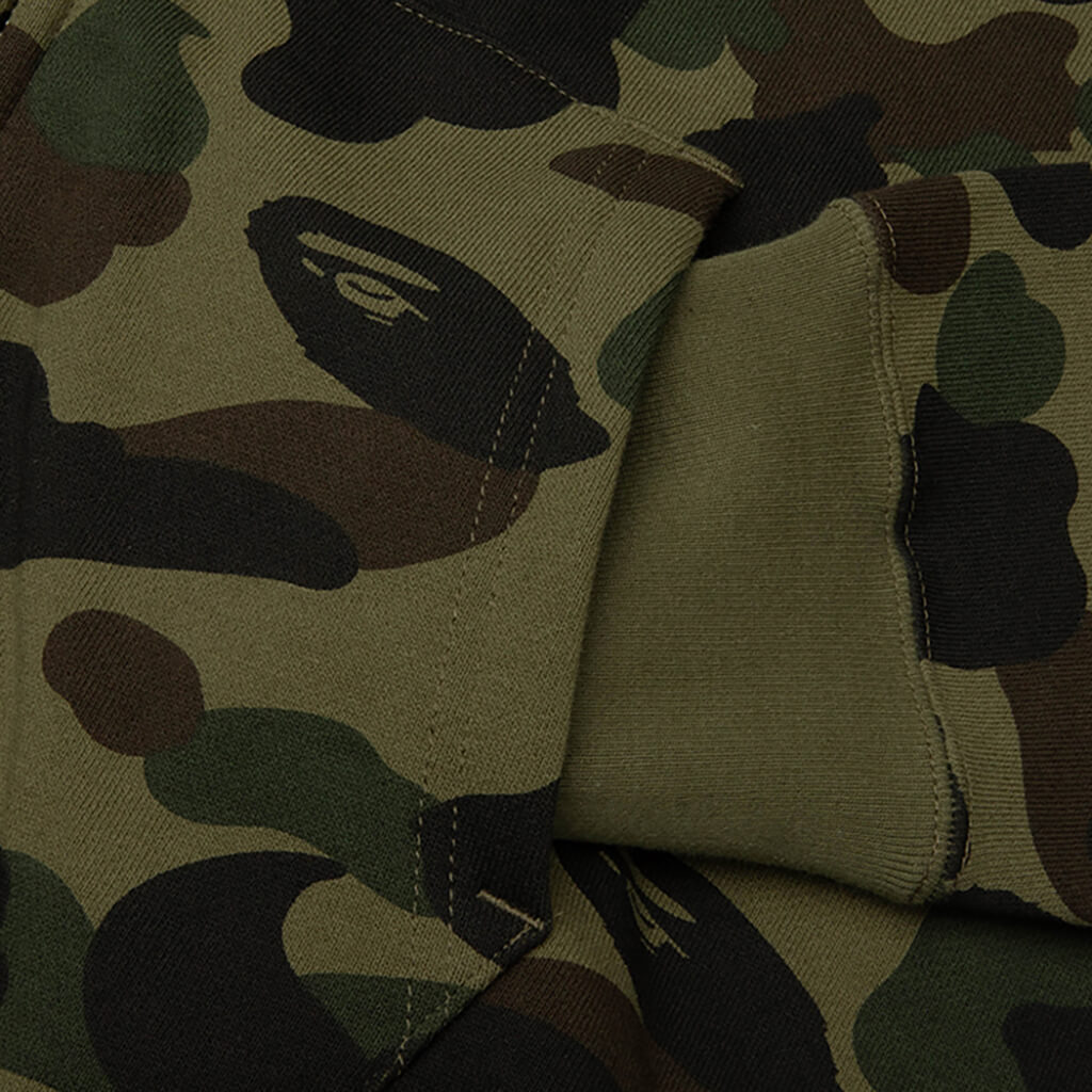 1st Camo Shark Full Zip Hoodie - Green – Feature