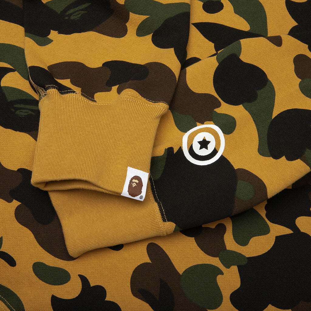 1st Camo Shark Full Zip Hoodie - Yellow – Feature