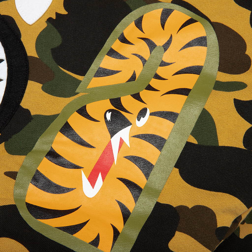 1st Camo Shark Full Zip Hoodie - Yellow – Feature