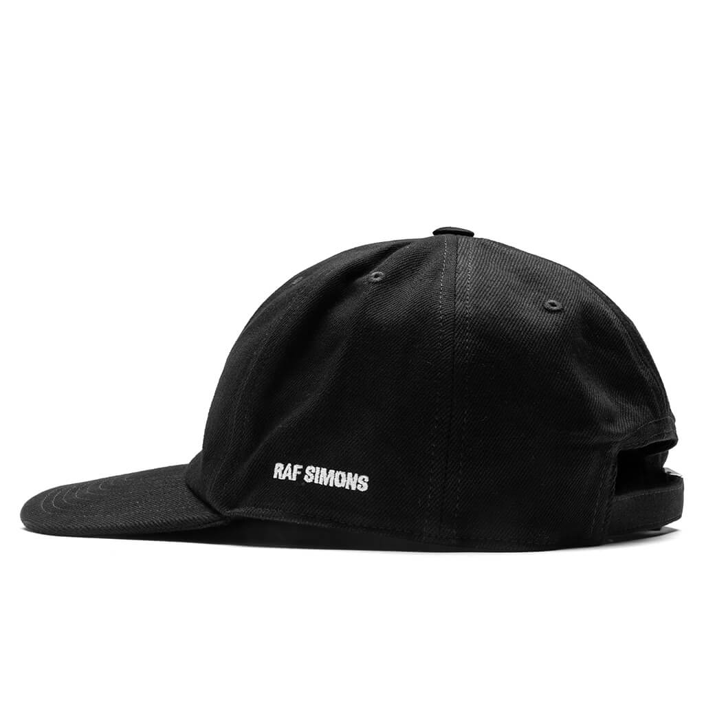 Joy Division Raf Simons Caps Cap Wit R Embroidery Black – Feature