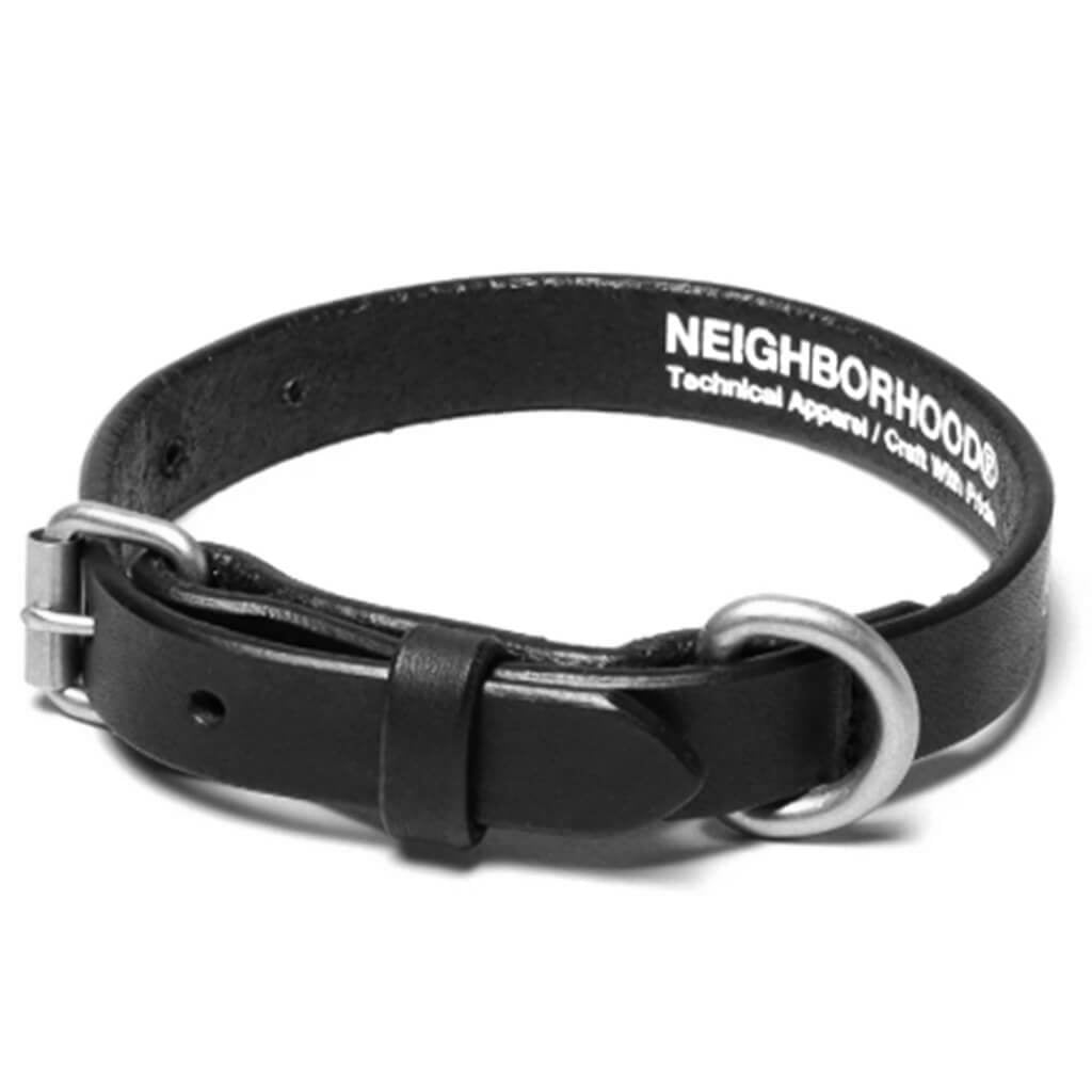 NEIGHBORHOOD DOG COLLAR WIDE 首輪　新品　黒色 犬用ワイドレザー首輪 - ブラック – Feature
