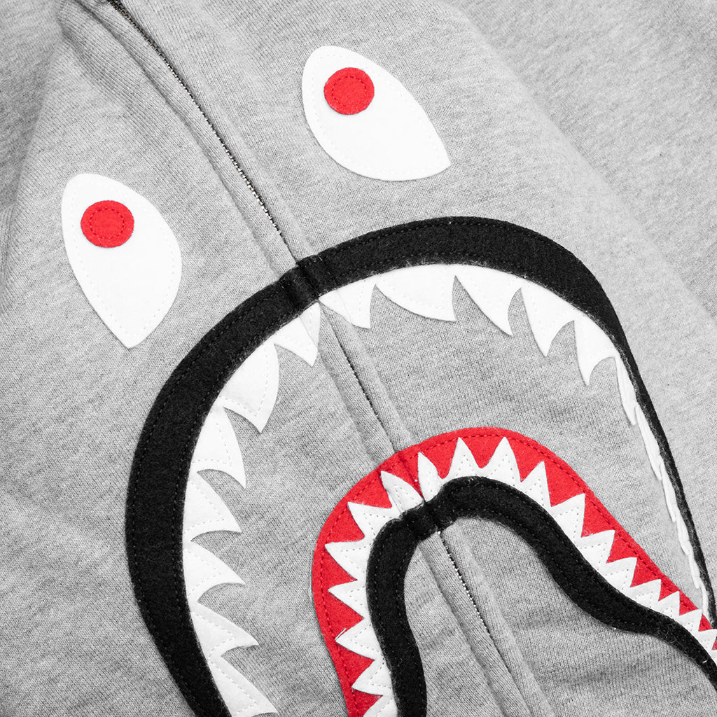 2nd Shark Full Zip Hoodie - Gray – Feature