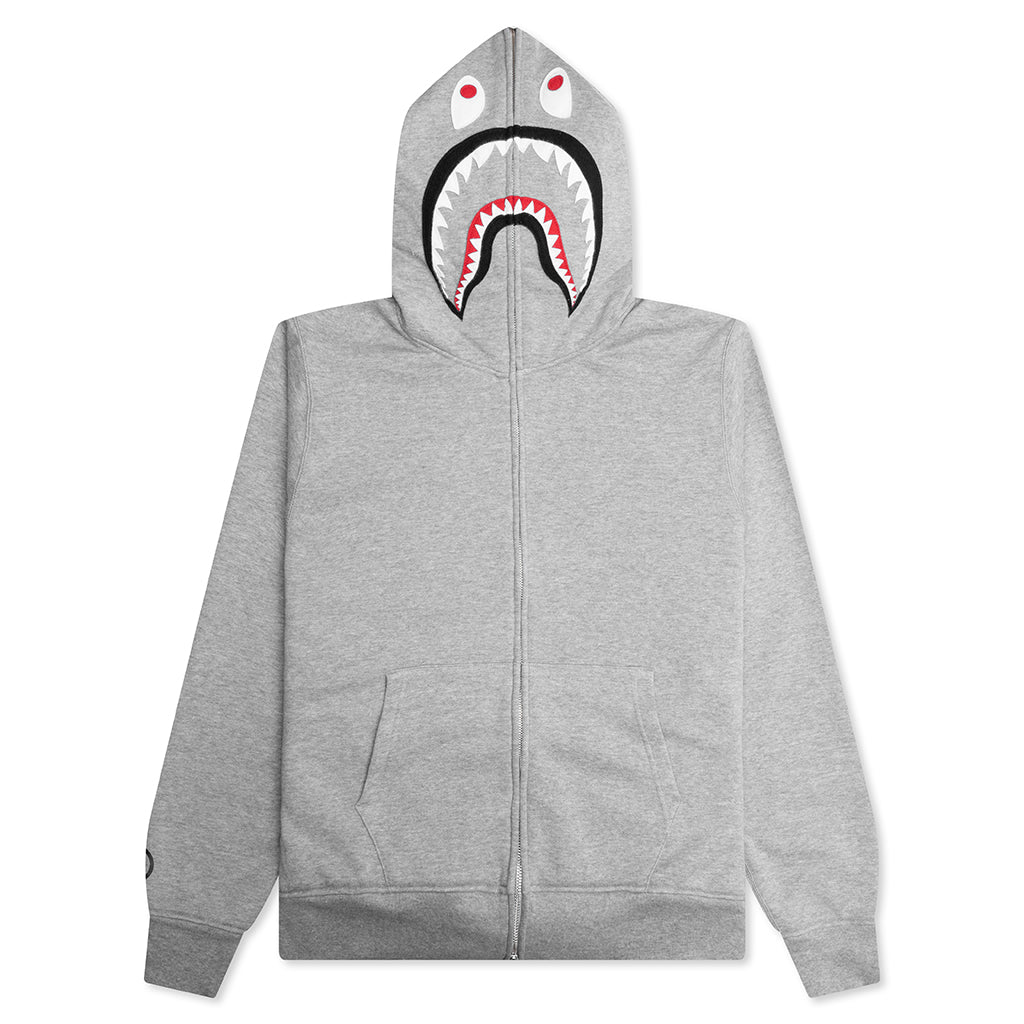 2nd Shark Full Zip Hoodie - Gray – Feature