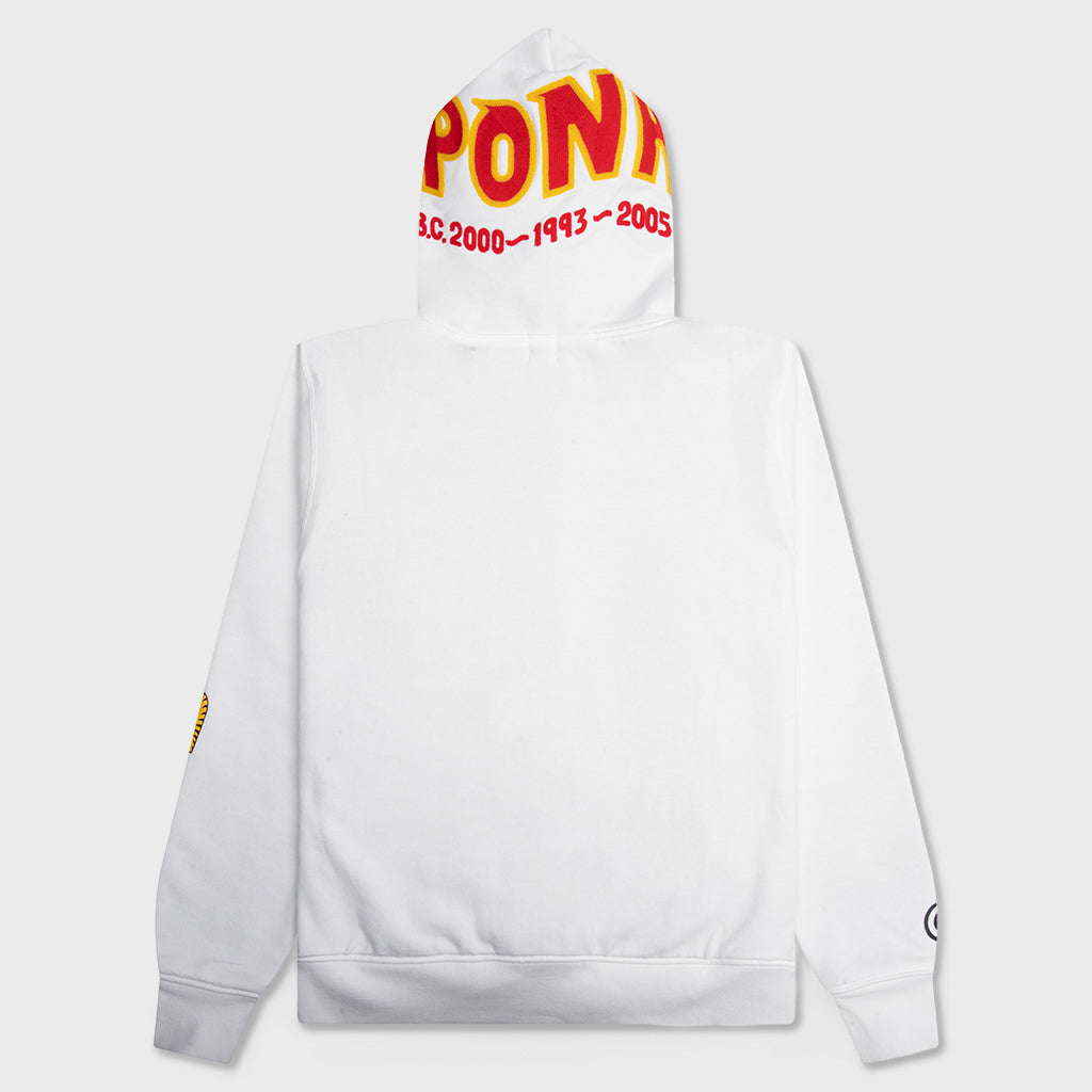2nd Shark Full Zip Hoodie - White – Feature