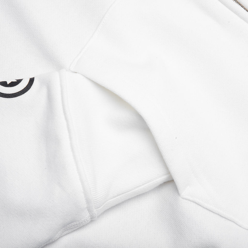 2nd Shark Full Zip Hoodie - White – Feature