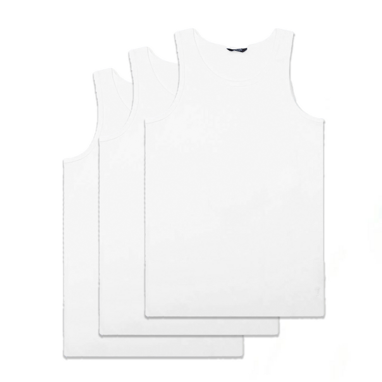 Vincent Tank Top 3-Pack - Optic White – Feature