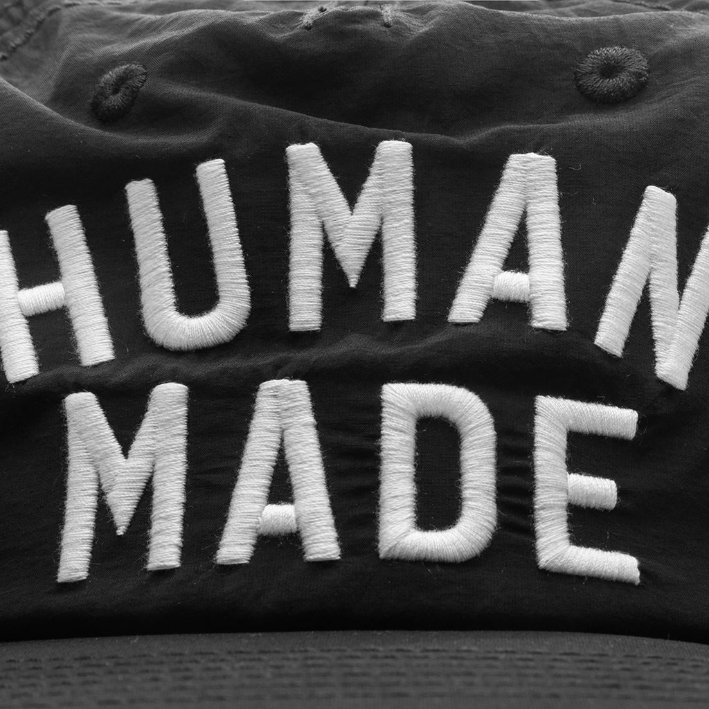 5 Panel Nylon Cap - Black – Feature