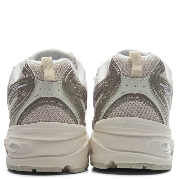adidas gazelle silver green womens New Balance 530 White and Silver Sneakers for Men and Women – Pavidas main image 0