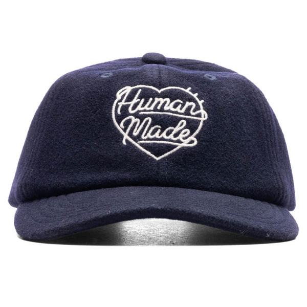 6 Panel Wool Cap - Navy