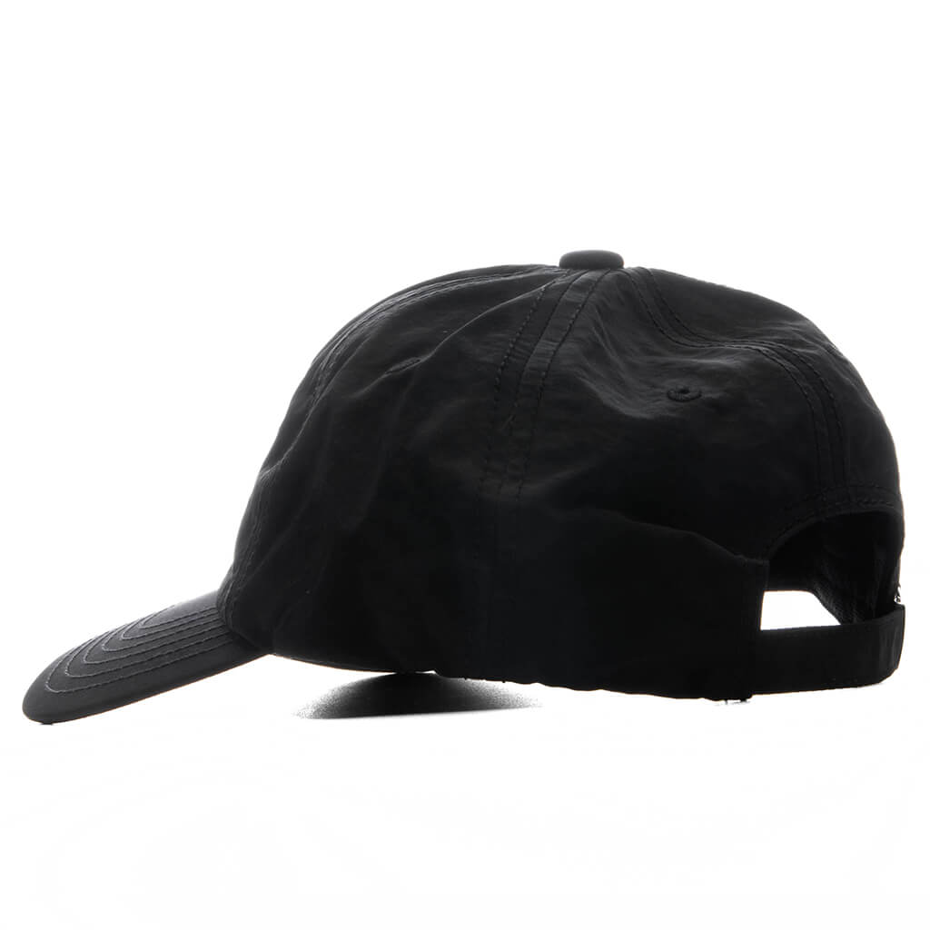 6 Panel Nylon Cap - Black – Feature