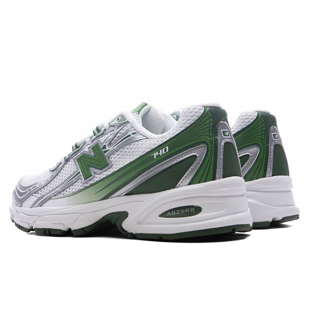 740 - White/Alpine Green/Silver Metallic – Feature
