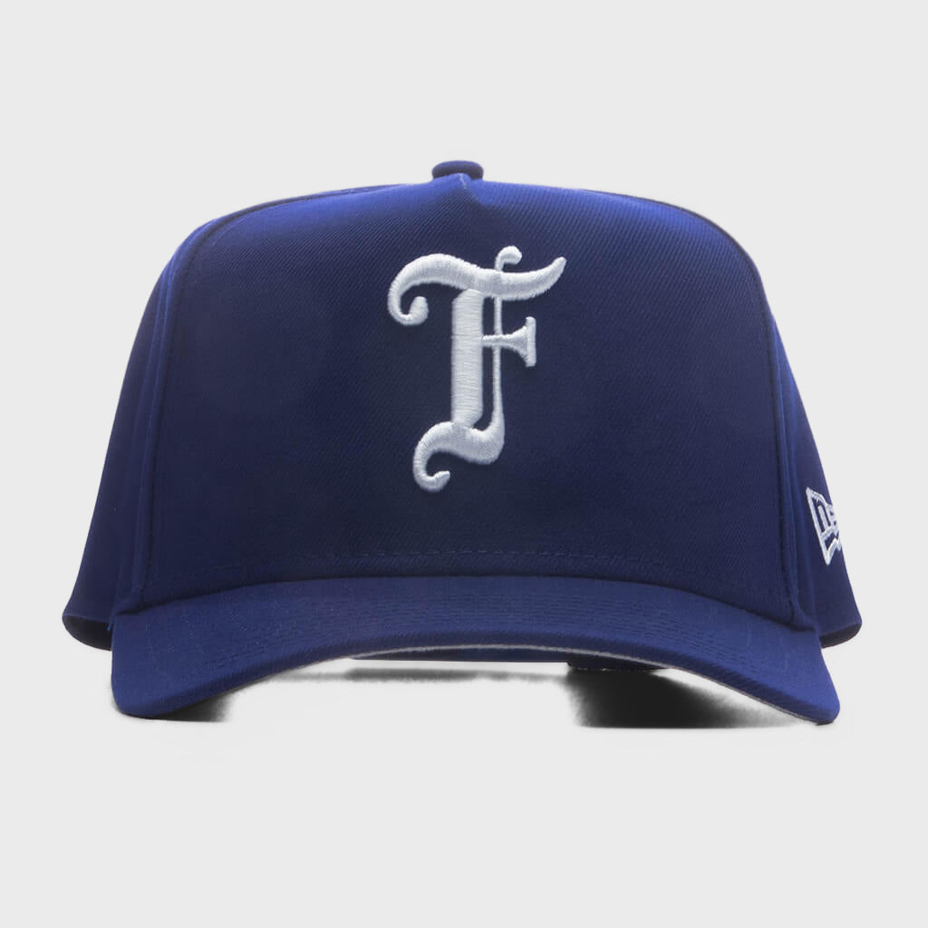 9FIFTY Curved A-Frame Old English F Snapback - Dark Royal
