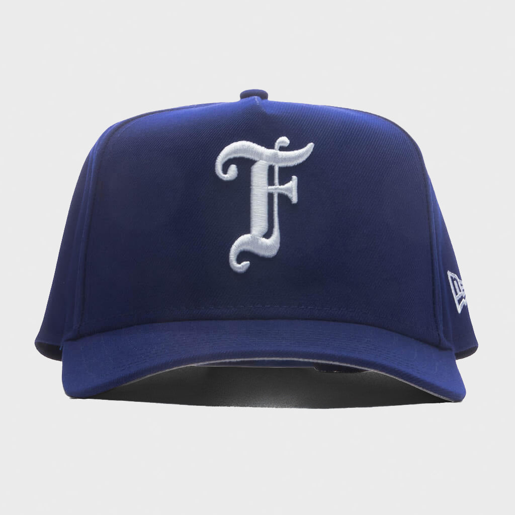 9FIFTY Curved A-Frame Old English F Snapback - Dark Royal
