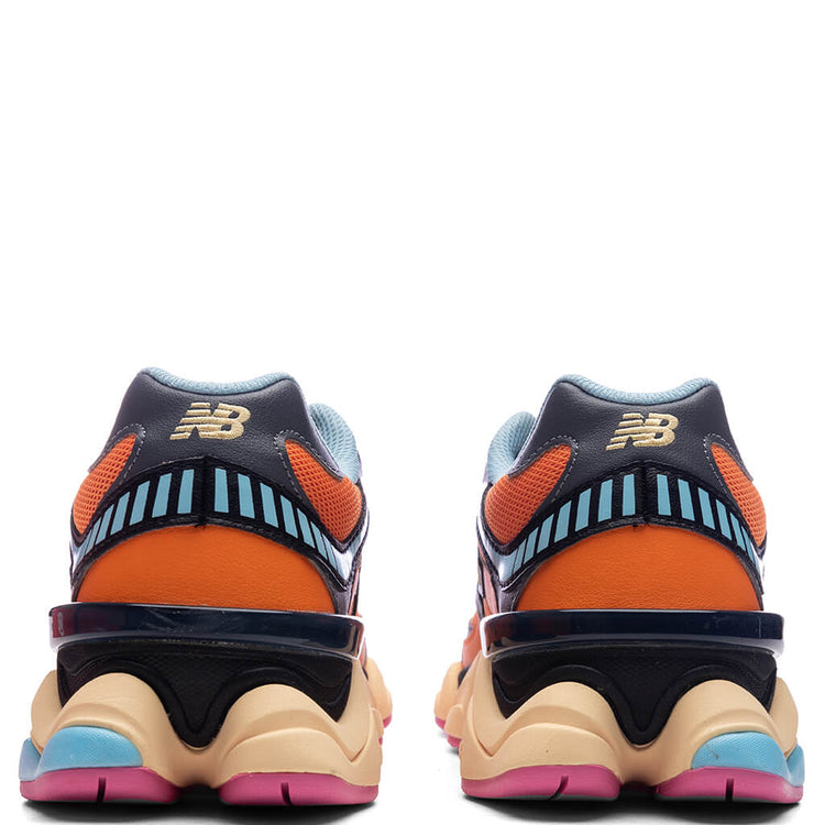 New Balance 9060 Sun Glow Orange Team Sky Blue U9060OGB Men\'s Size 9.5 New Balance 9060 - SUN GLOW/BLACK/TEAM SKY BLUE - U9060OGB  main image 3