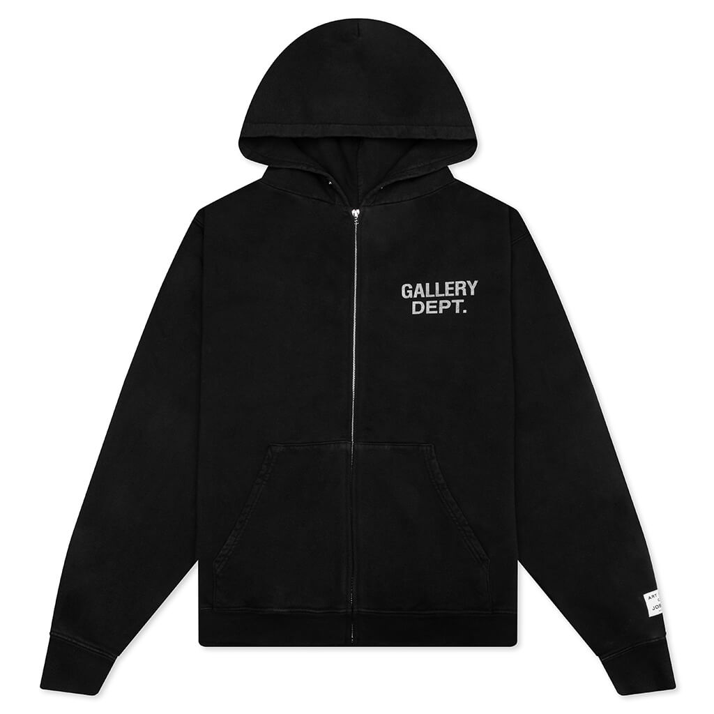 GALLERY DEPT. ブラックパーカー 90's Full Zip - Black – Feature