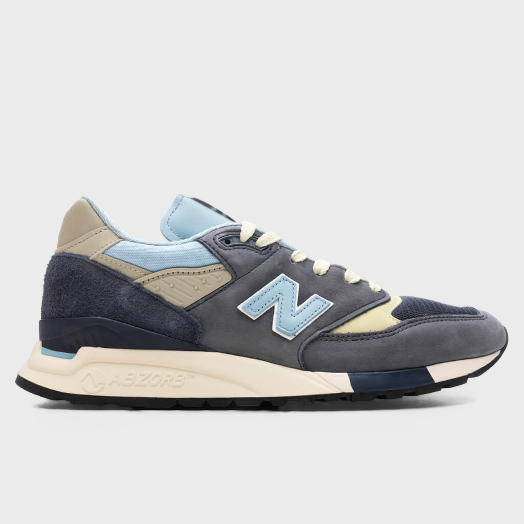 Made in USA 998 - NB Navy/Chrome Blue – Feature