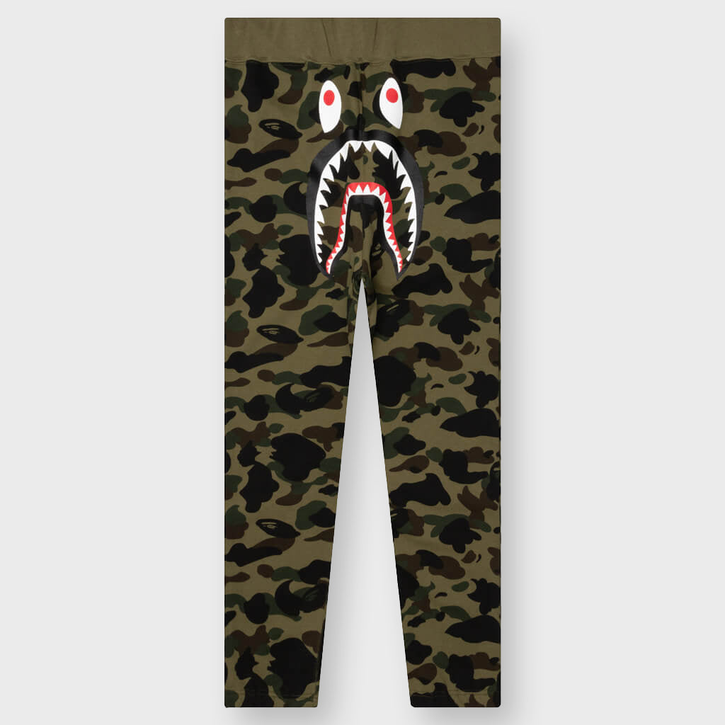 1st Camo Wide Fit Sweat Pants - Green