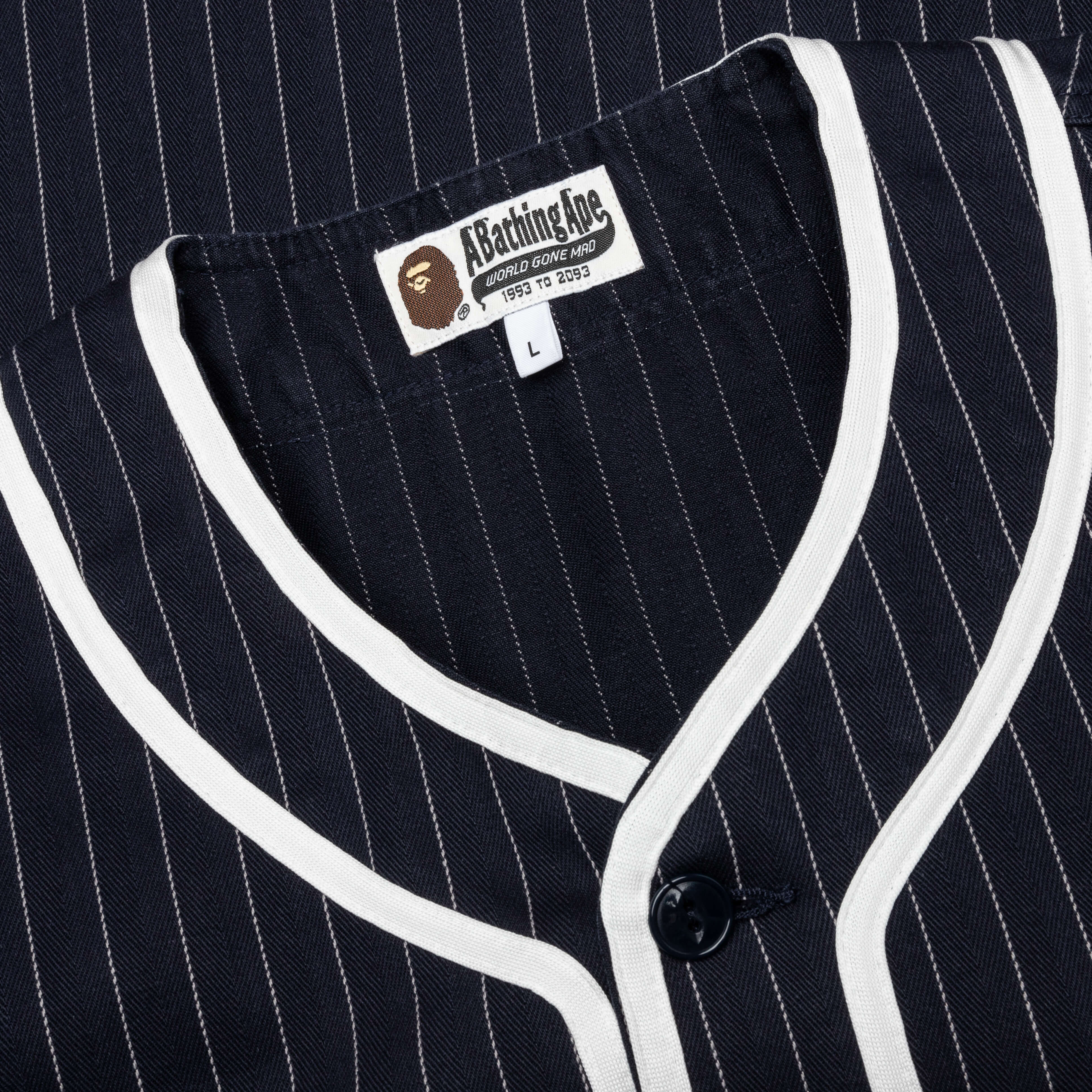 A Bathing Ape Baseball Shirt - Navy – Feature