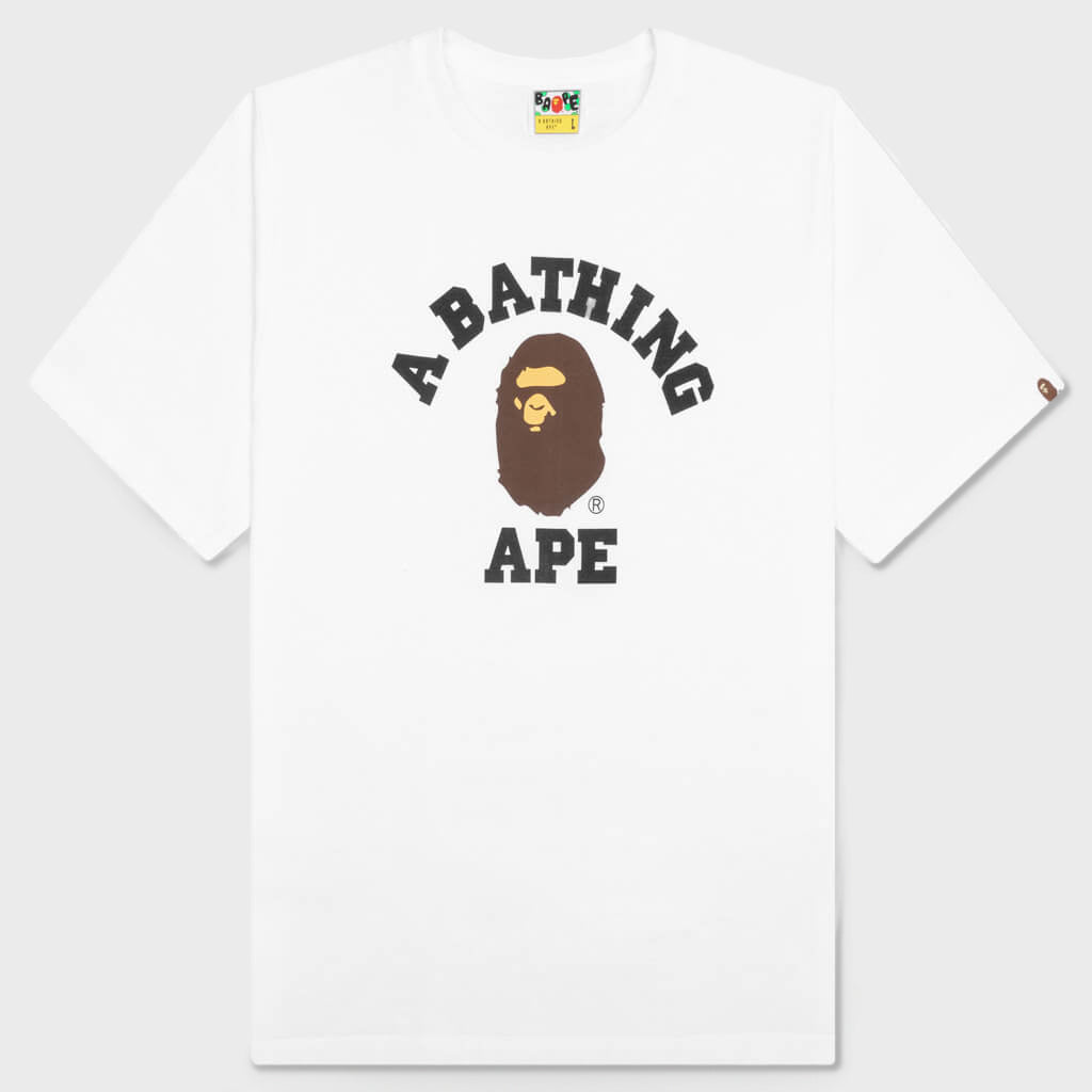 College Tee - White
