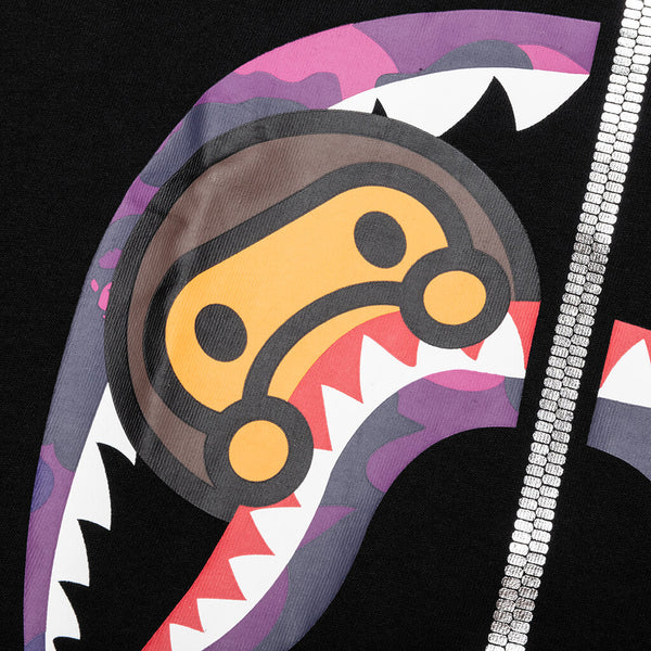 Color Camo Milo Shark Tee - Black/Purple – Feature