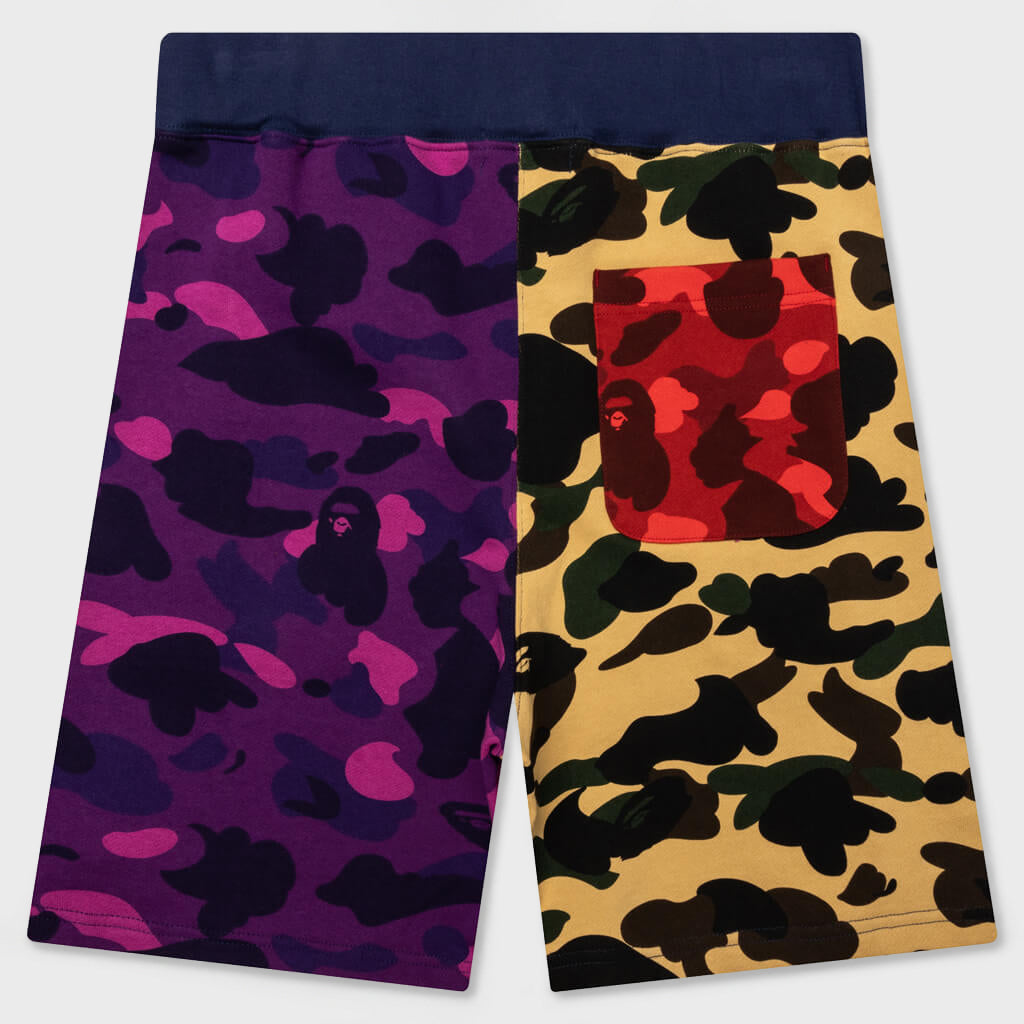 Mix Camo Crazy Sweat Shorts - Multi – Feature