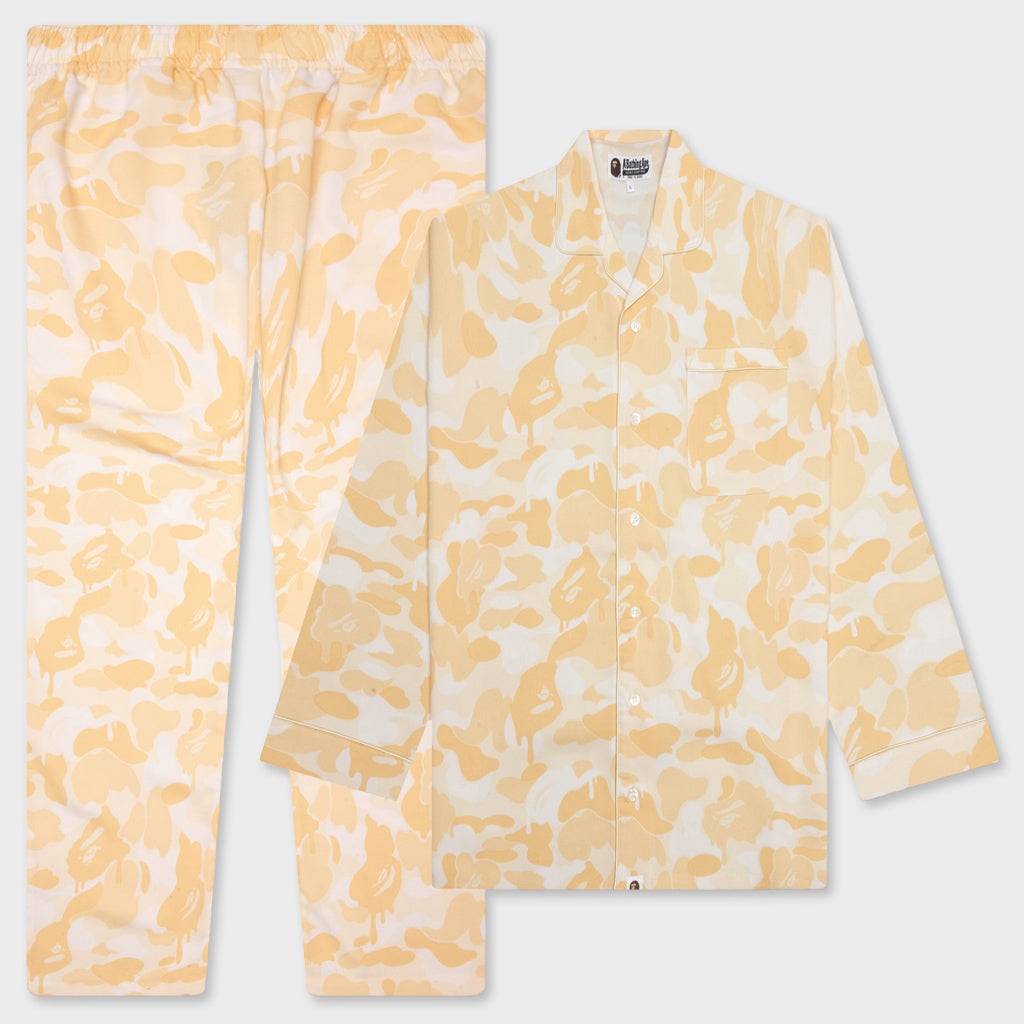 Valentine Chocolate Camo Pajamas - Ivory