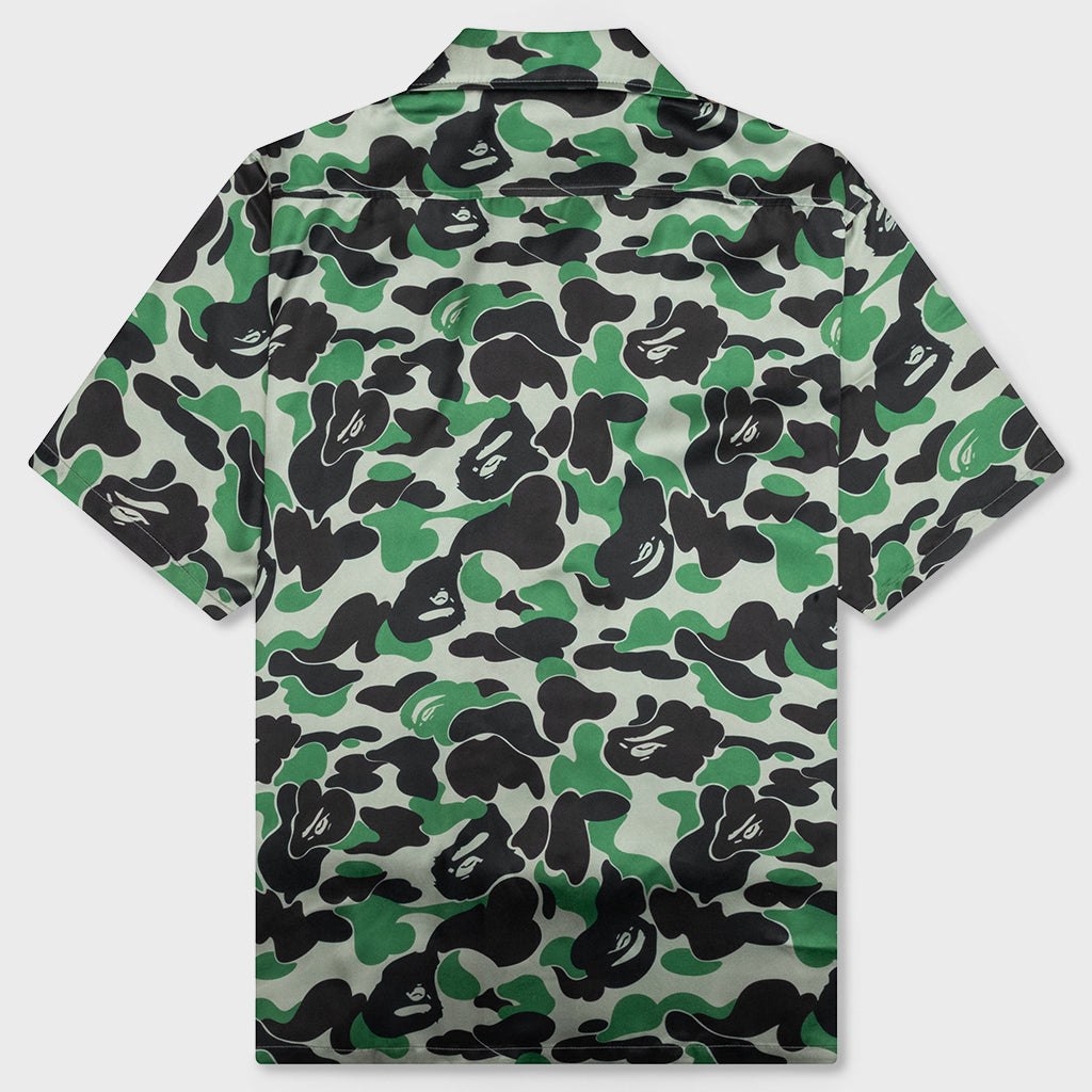 ABC Camo Open Collar S/S Shirt - Green – Feature
