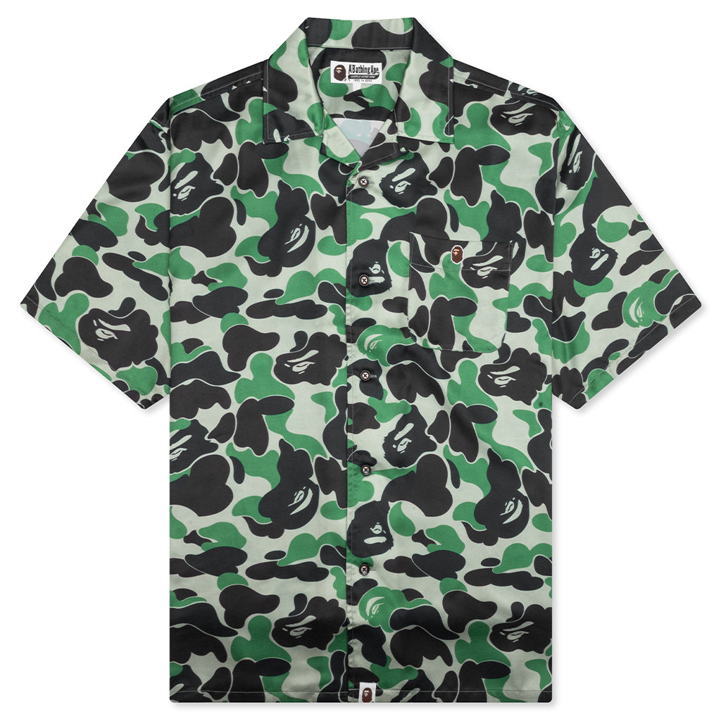 ABC Camo Open Collar S/S Shirt - Green – Feature