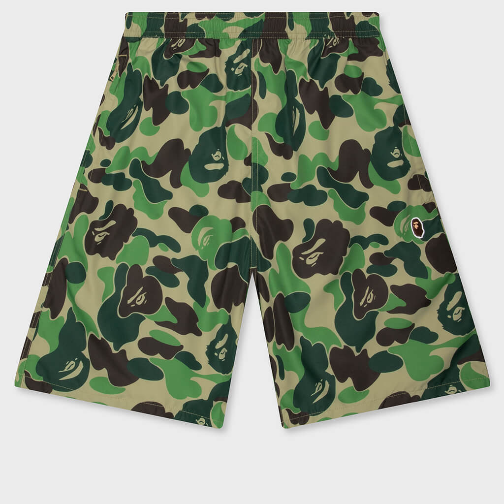 ABC Camo Ape Head One Point Beach Shorts - Green – Feature