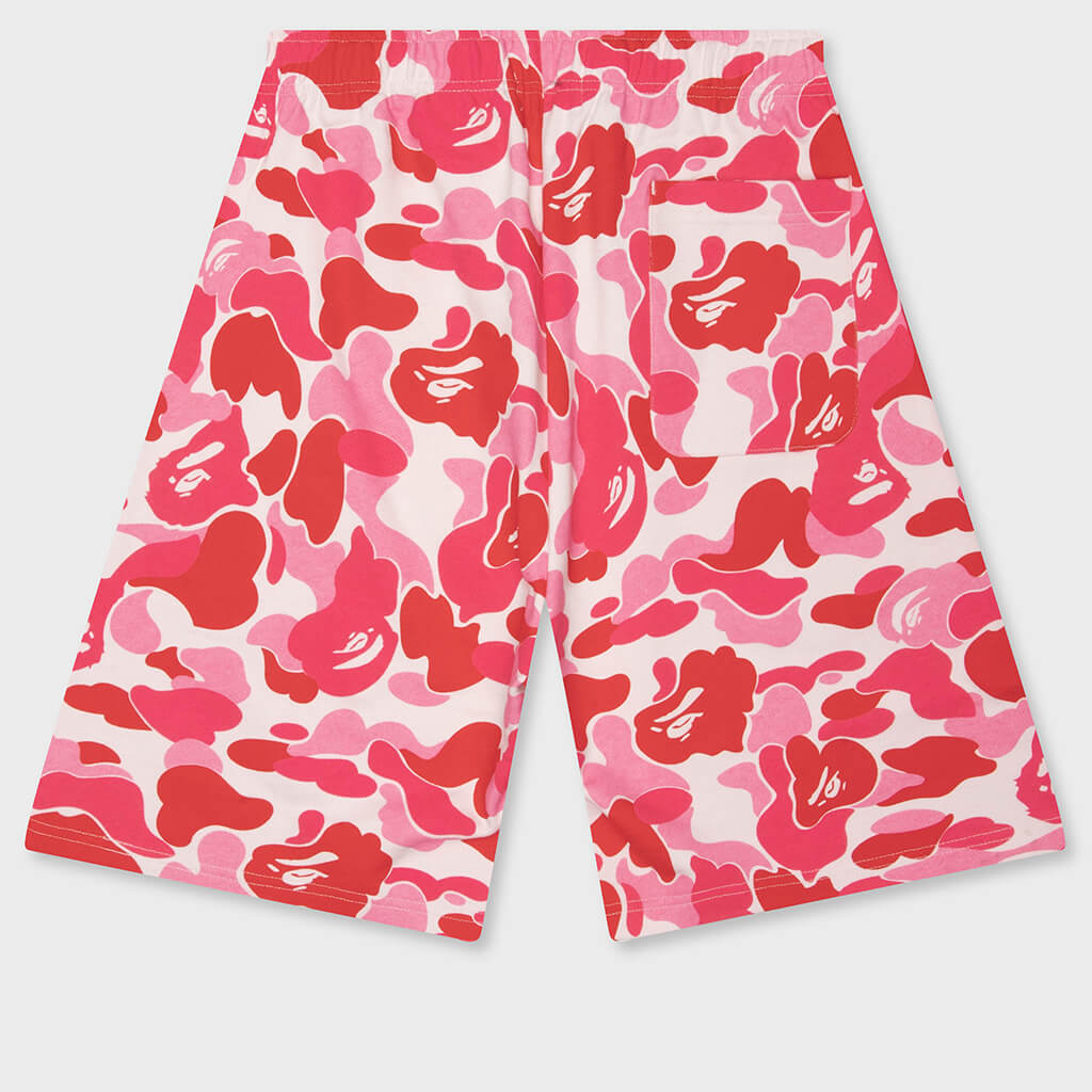 ABC Camo Ape Head One Point Beach Shorts - Pink – Feature