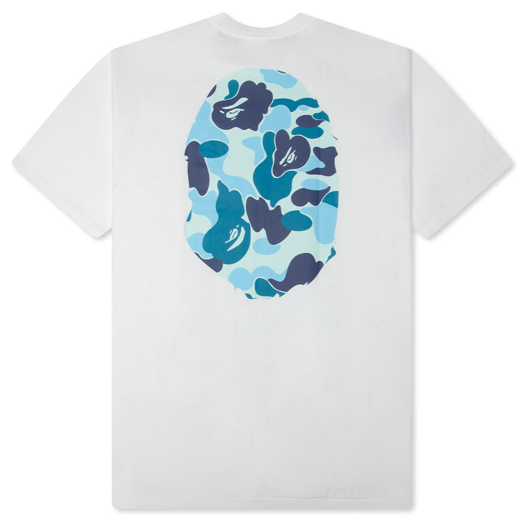 ABC Camo Big Ape Head Tee - White/Blue – Feature